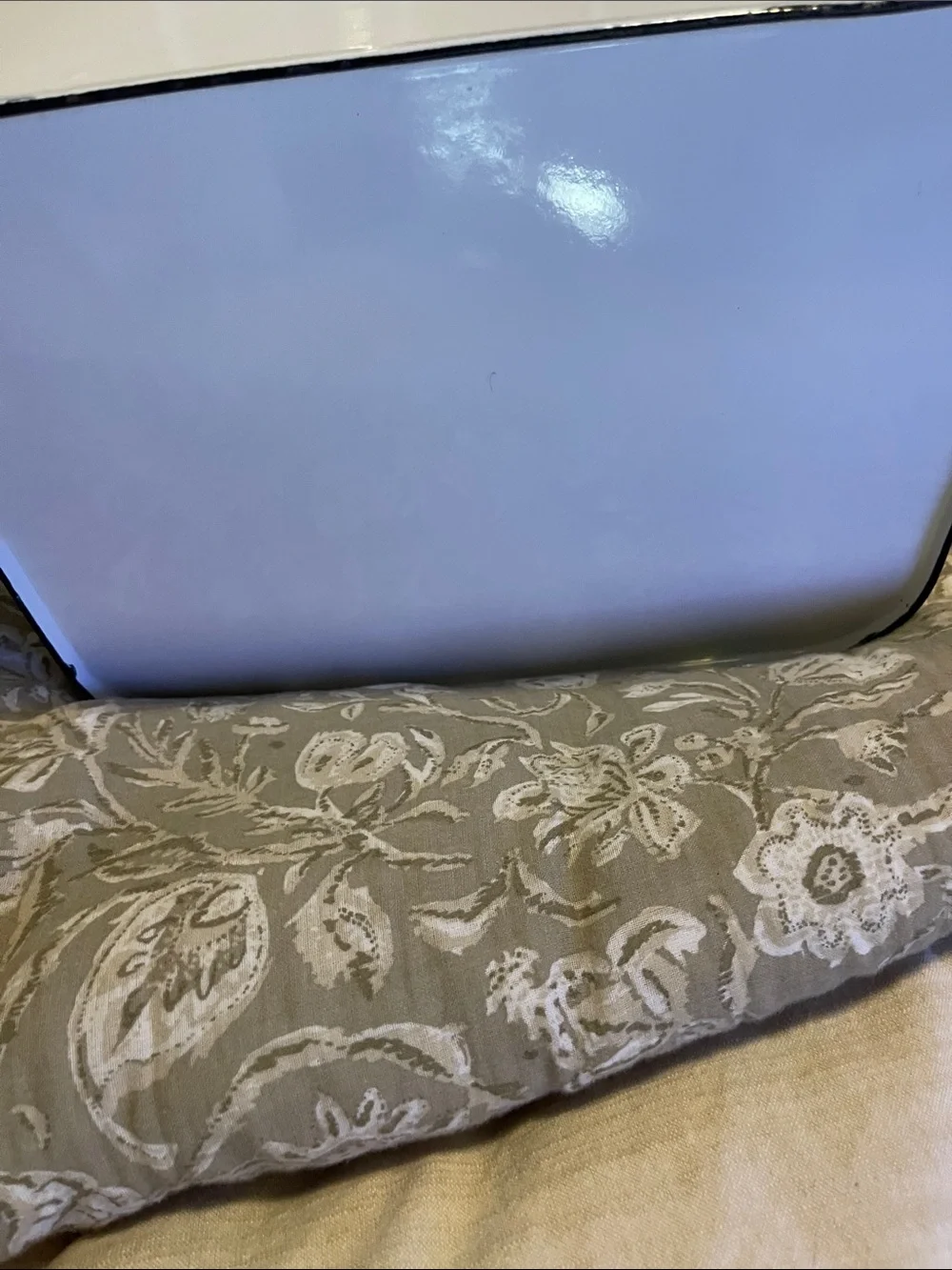 Hobby Lobby White Bread Box with Black Lettering